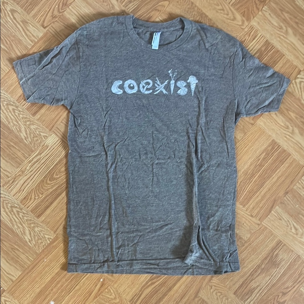 Coexist Brown T-Shirt